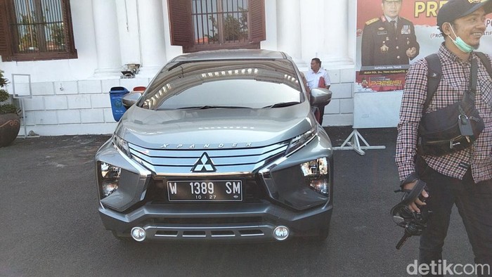 Mobil Xpander milik mahasiswa UBAYA yang digadaikan oleh pembunuhnya