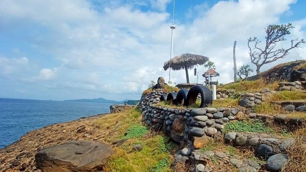 Pantai Batu Telu Karangasem pas untuk healing karena tidak terlalu banyak wisatawan.