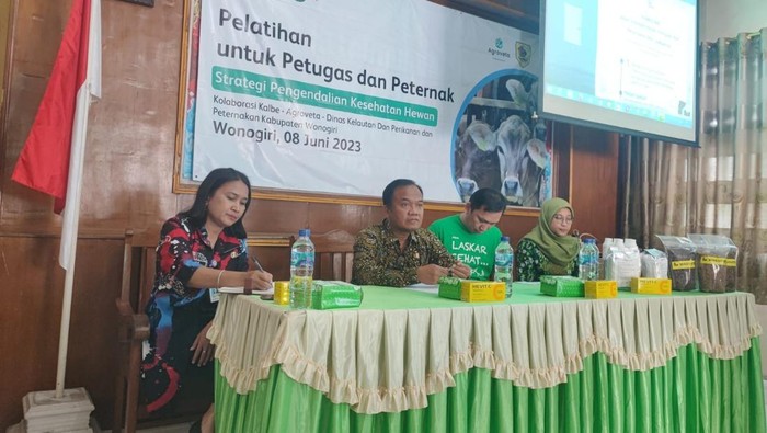 Petugas dan Peternak Diberi Pelatihan Jaga Kesehatan Hewan Ternak
