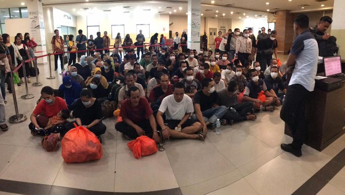Sebanyak 163 PMI dideportasi dari Malaysia ke Kepri karena masalah dokumen dan terlibat kasus Kriminal. (Foto: Istimewa)