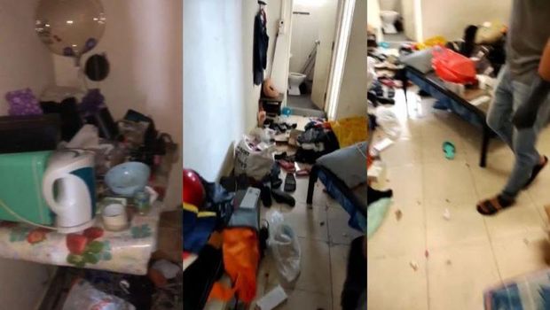 Unggahan seorang agensi properti yang membagikan kondisi rumah sewa miliknya yang berantakan dan banyak sampah.