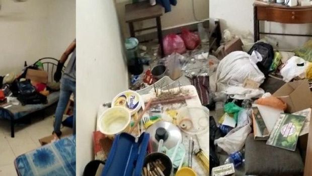 Unggahan seorang agensi properti yang membagikan kondisi rumah sewa miliknya yang berantakan dan banyak sampah.