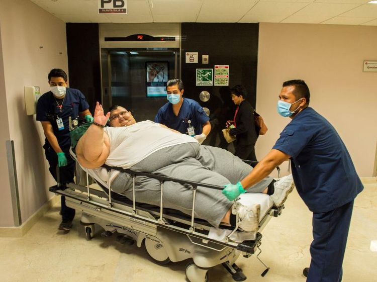 Potret Pria Paling Gemuk di Dunia, Bobotnya Nyaris 600 Kg!