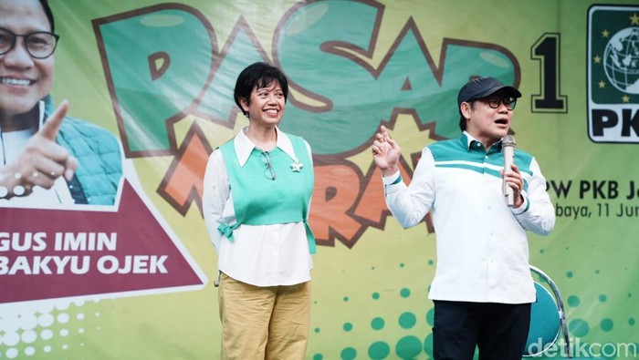 Cak Imin dan Dita Indah Sari