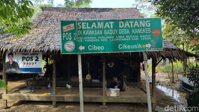 Desa Kanekes di Kecamatan Leuwidamar, Lebak, Banten. (Fathul Rizkoh/detikcom)