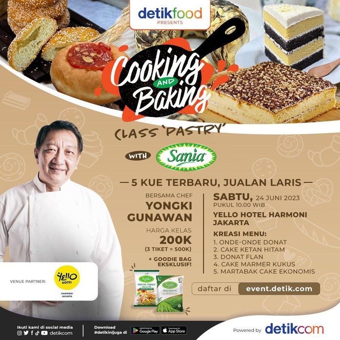 Detikfood Cooking and Baking Class 2023
