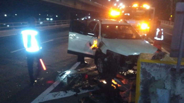 Kecelakaan beruntun di Tol Tanjung Priok (dok.ist)