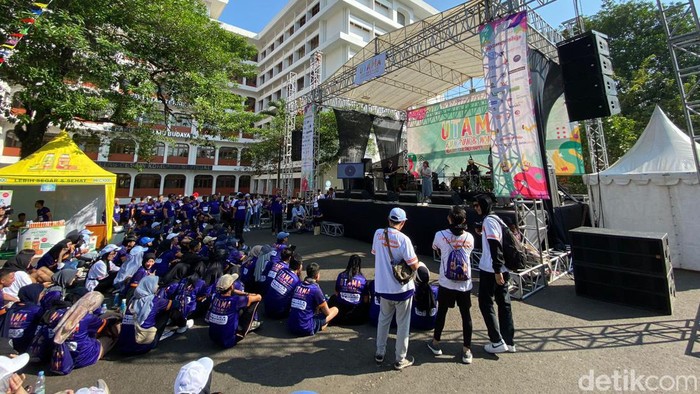 Kegiatan Fun Run & Walk Universitas Widyatama, Minggu (11/6/2023).