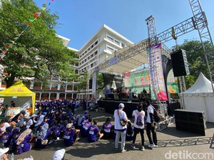 Keseruan Fun Run & Walk di Widyatama Bandung