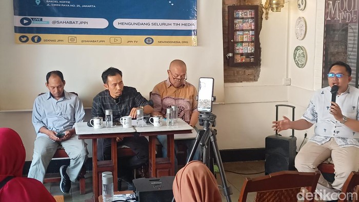 Koalisi kawal pendidikan Jakarta (Adrial Akbar/detikcom)