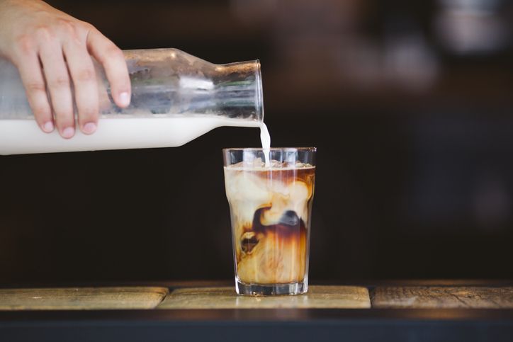 Kopi campur susu kedelai