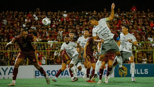Leg kedua kualifikasi playoff Liga Champions Asia antara PSM Makassar vs Bali United di Stadion Gelora BJ Habibie Parepare, Sabtu malam (11/6/2023).