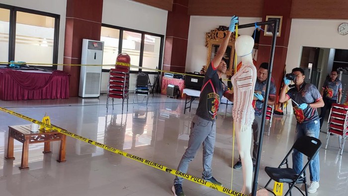 Polres Klungkung mengelar lomba olah TKP diikuti oleh Satuan Reskrim, Satuan Narkoba, dan Unit Reskrim di masing-masing Polsek di Klungkung pada Minggu (11/6/2023) .