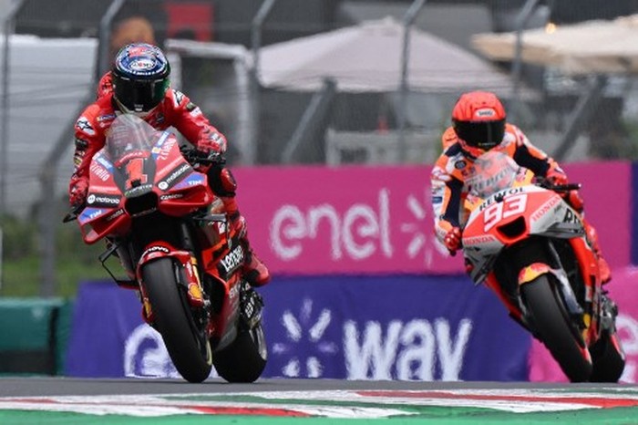 Kualifikasi MotoGP Italia 2023 (Photo by Filippo MONTEFORTE / AFP)
