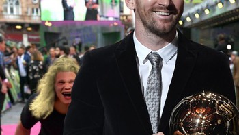 Meme Erling Haaland siap mencuri penghargaan Ballon Dor dari Messi usai Manchester City menang Liga ChampionsFoto: Twitter