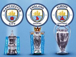 Manchester City Treble Winner, Gokil!