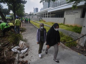 Bina Marga Akan Bangun Trotoar Depan Kedubes AS Agar Lebih Rapi