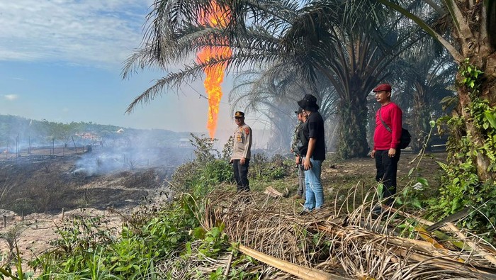 Sumur minyak ilegal di Musi Banyuasin kembali meledak