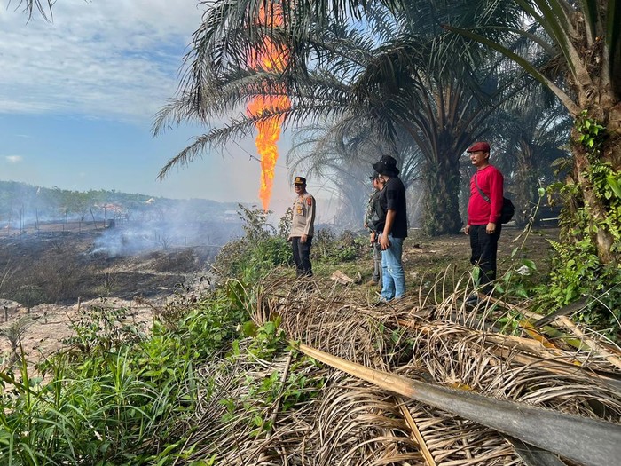 Sumur minyak ilegal di Musi Banyuasin kembali meledak