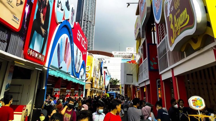 Jakarta, Indonesia, June 25th 2022. Jakarta International Expo Fair in the language of Pekan Raya Jakarta or PRJ.