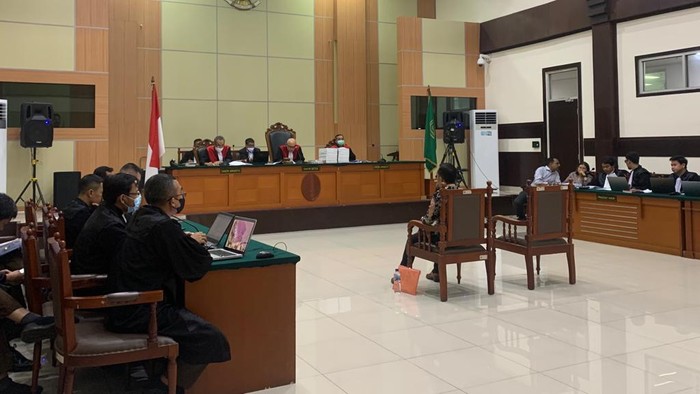 Asisten Luhut Binsar Pandjaitan, Singgih Widiyastono, menjadi saksi pada sidang pencemaran nama baik Luhut di Pengadilan Negeri Jaktim, Senin (12/6/2023).