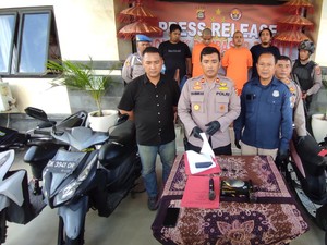 Duo Pengangguran Curi Motor di 4 TKP demi Penuhi Kebutuhan Harian