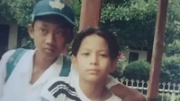 Foto Ariel NOAH saat remaja juga bikin pangling. Foto: Instagram