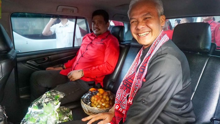 Ganjar Pranowo dan Bobby Nasution
