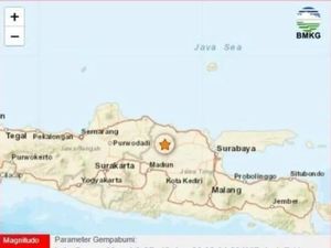BPBD Sebut Gempa Bojonegoro M 4.0 Bukan dari Aktivitas Sesar Kendeng