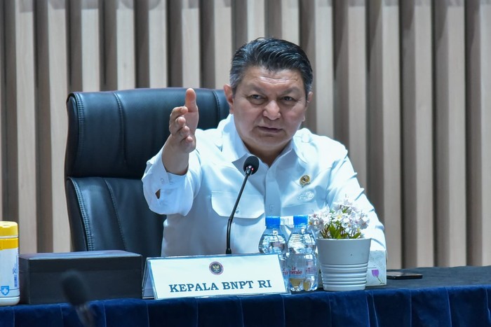 Kepala Badan Nasional Penanggulangan Terorisme Republik Indonesia ( BNPT RI ) Komjen. Pol. Rycko Amelza Dahniel