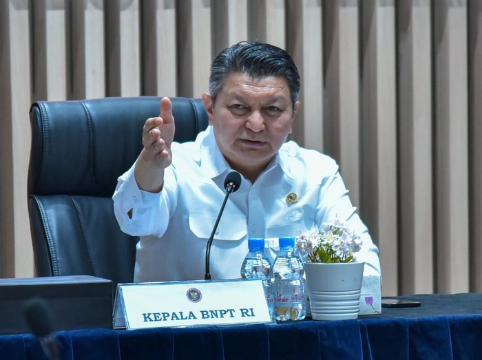 Kepala Badan Nasional Penanggulangan Terorisme Republik Indonesia ( BNPT RI ) Komjen. Pol. Rycko Amelza Dahniel