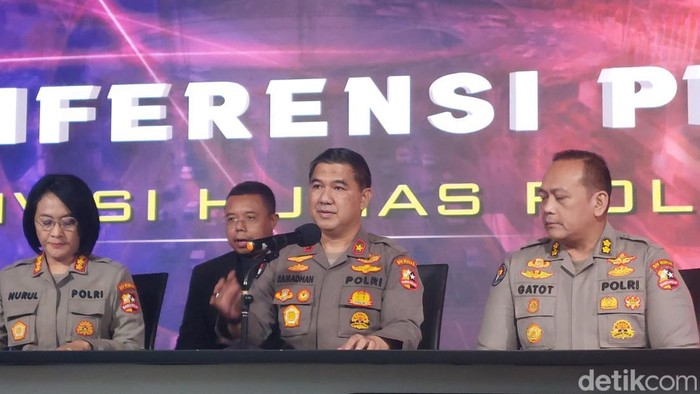 Konferensi Pers Polri soal Kasus TPPO