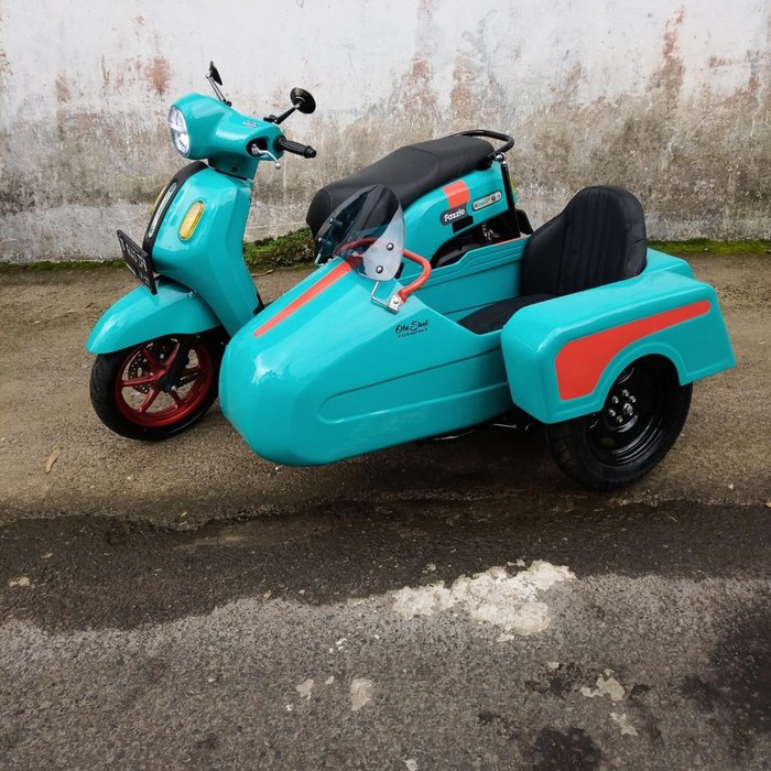 Modifikasi Yamaha Fazzio pakai sespan