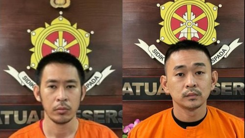 Dua orang pelaku TPPO ditangkap di Terminal Keberangkatan Internasional Bandara Internasional I Gusti Ngurah Rai pada Jumat (9/6/2023) sekitar pukul 13.30 Wita.