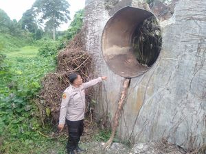 3 Pria Kepergok Curi Pipa Besi PTPN 4 di Simalungun