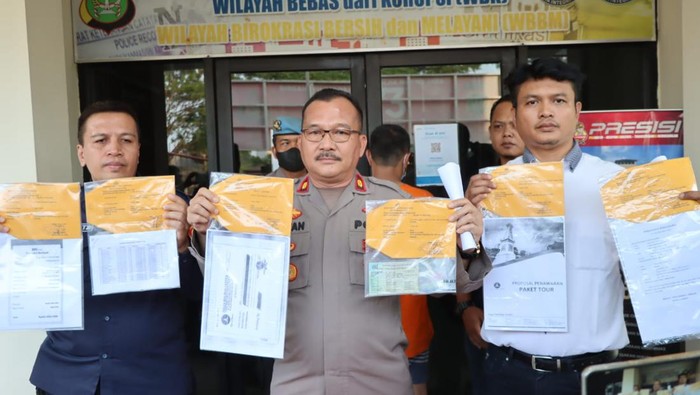 Polisi menetapkan EO tersangka penipuan usai menilai duit ratusan siswa MAN 1 Bekasi yang akan study tour ke Yogyakarta