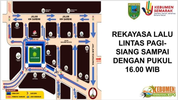 Rekayasa Lalin saat Kebumen International Expo 2023 pada 17-24 Juni 2024.