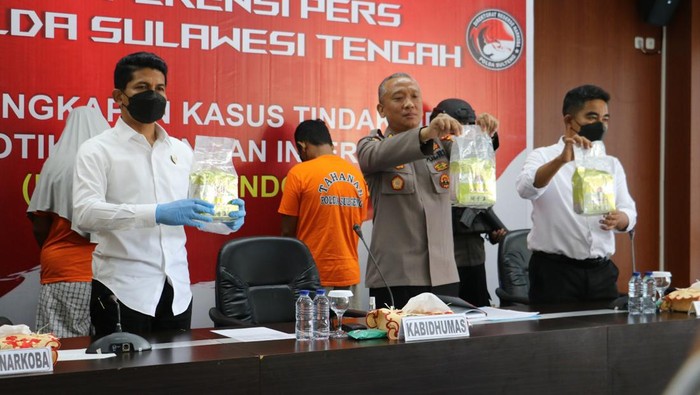 Rilis di Polda Sulteng.