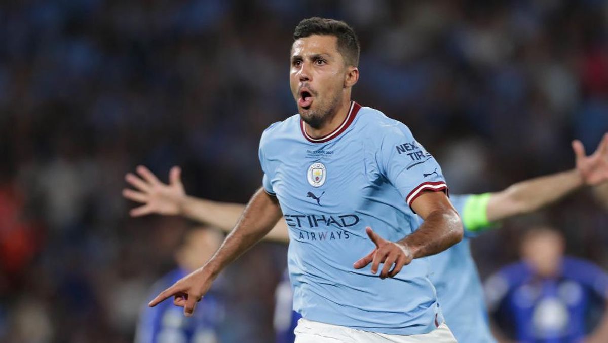 Rodri é eleito melhor jogador da Champions na temporada 2022/23