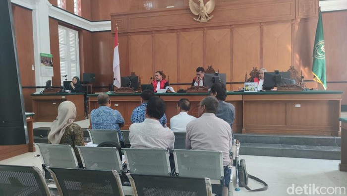Sidang kasus korupsi PDAM Makassar. detikSulsel/Rasmilawanti Rustam