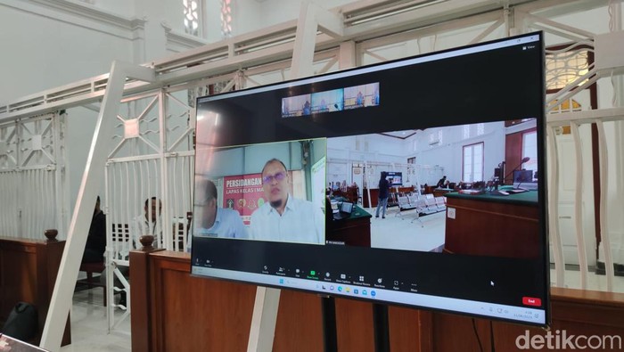 Sidang kasus korupsi PDAM Makassar Rp 20 M di PN Makassar. detikSulsel/Rasmilawanti Rustam