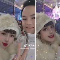 Foto-foto Thu Sao dan Hoa Cuang kerap dipuji netizen karena penampilan wanita itu tidak terlihat 36 tahun lebih tua dari suaminya. Malah dari foto-foto yang dipamerkan pasutri ini tampak seumuran. Foto: Facebook Thu Sao & Hoa Cuong