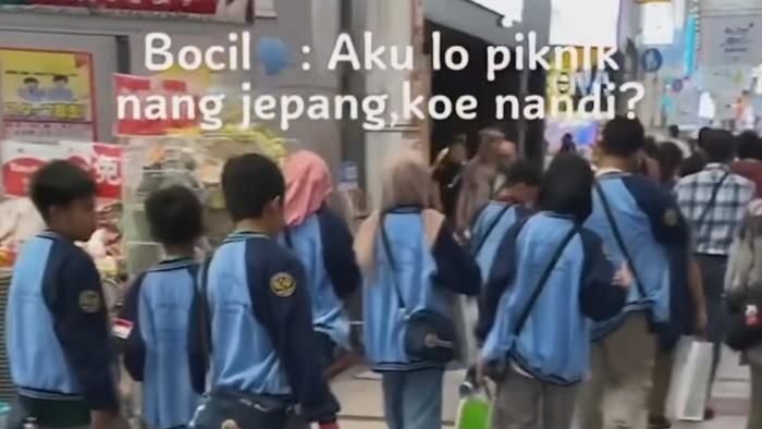 Viral pelajar SD 4 Muhammadiyah Surabaya study tour ke Jepang