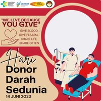 20 Twibbon Hari Donor Darah Sedunia 2023: Link Download Dan Cara Pakai