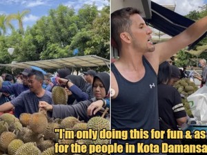 Bukan Gimmick! Artis Malaysia Jual Durian Rp 16 Ribu untuk Amal