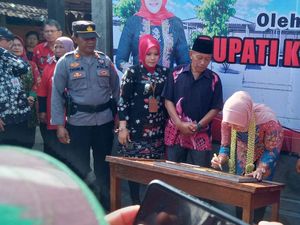 Pembangunan 200 Los Pasar Kridomulyo Habiskan APBDes Rp 231 Juta