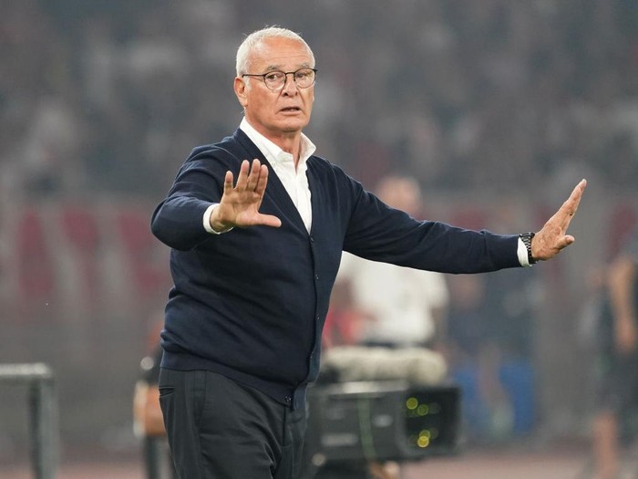 Claudio Ranieri head coach of Cagliari during the Serie B match ''Final Play off''  between Bari and Cagliari on June 11, 2023 stadium ''San Nicola'' in Bari, Italy. (Photo by Gabriele Maricchiolo/NurPhoto via Getty Images)