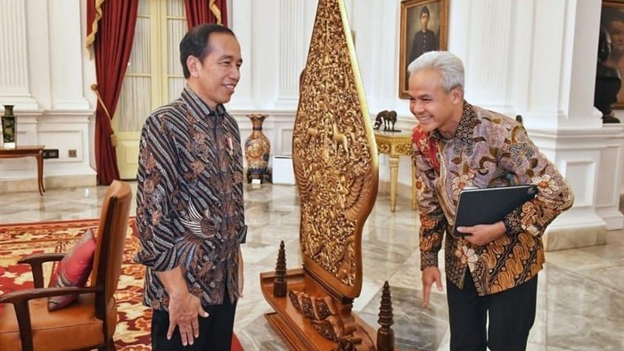 Ganjar Pranowo bertemu Jokowi (dok.ist)