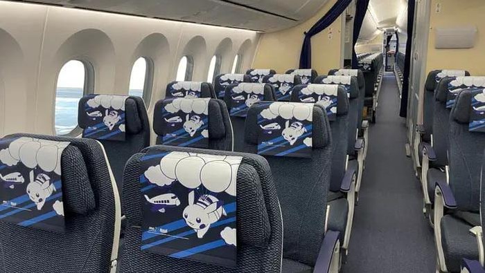 Maskapai Jepang All Nippon Airways meresmikan pesawat Boeing 787-9 Dreamliner bergambar Pikachu. Bikin gemes banget!