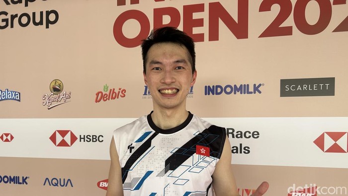 Pebulutangkis Hong Kong Ng Ka Long Angus di Indonesia Open 2023